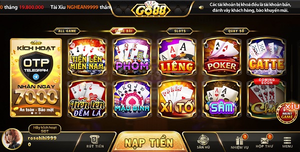 Game Bài - Casino go88 
